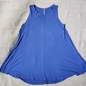 Blue tunic tank top